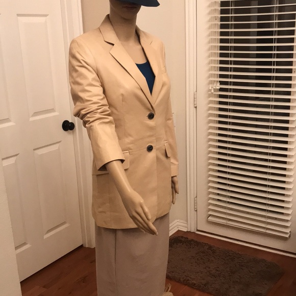 RAG & BONE Leather Charles Blazer Sz 0 - Picture 6 of 10